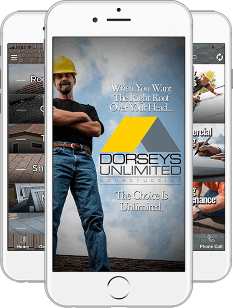 dorsey_three_screens Mobile App Development