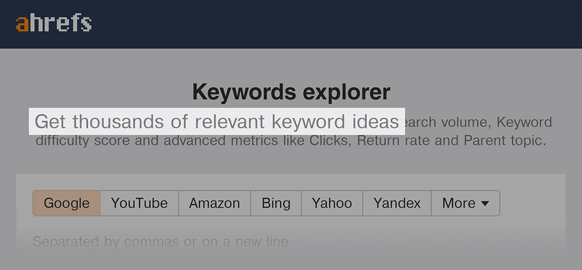 Search Application Fails: Comparing Keywords Tools
