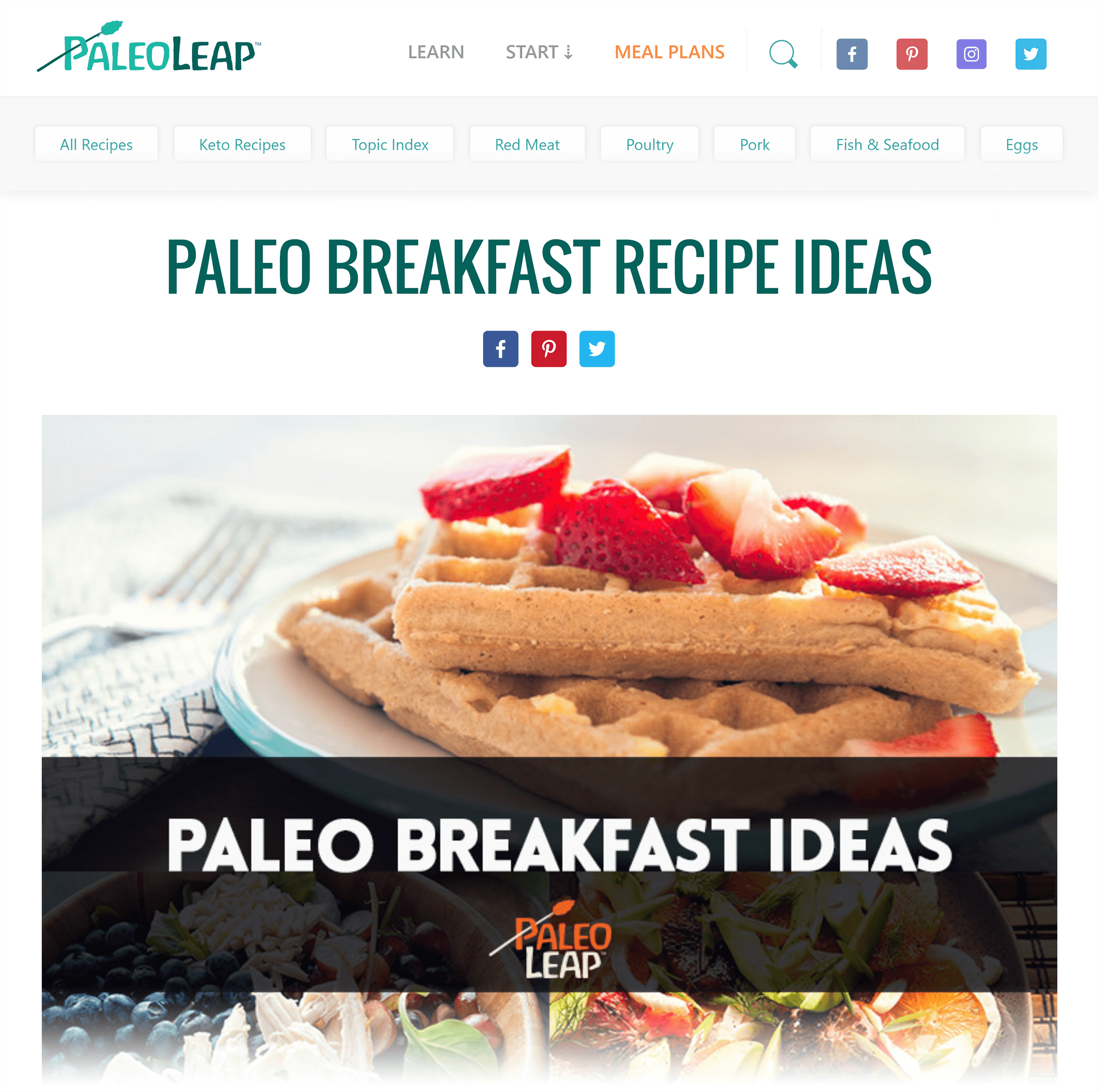 PaleoLeap – Paleo breakfast ideas post We Analyzed 11.8 Million Google Search Results. Here’s What We Learned About SEO