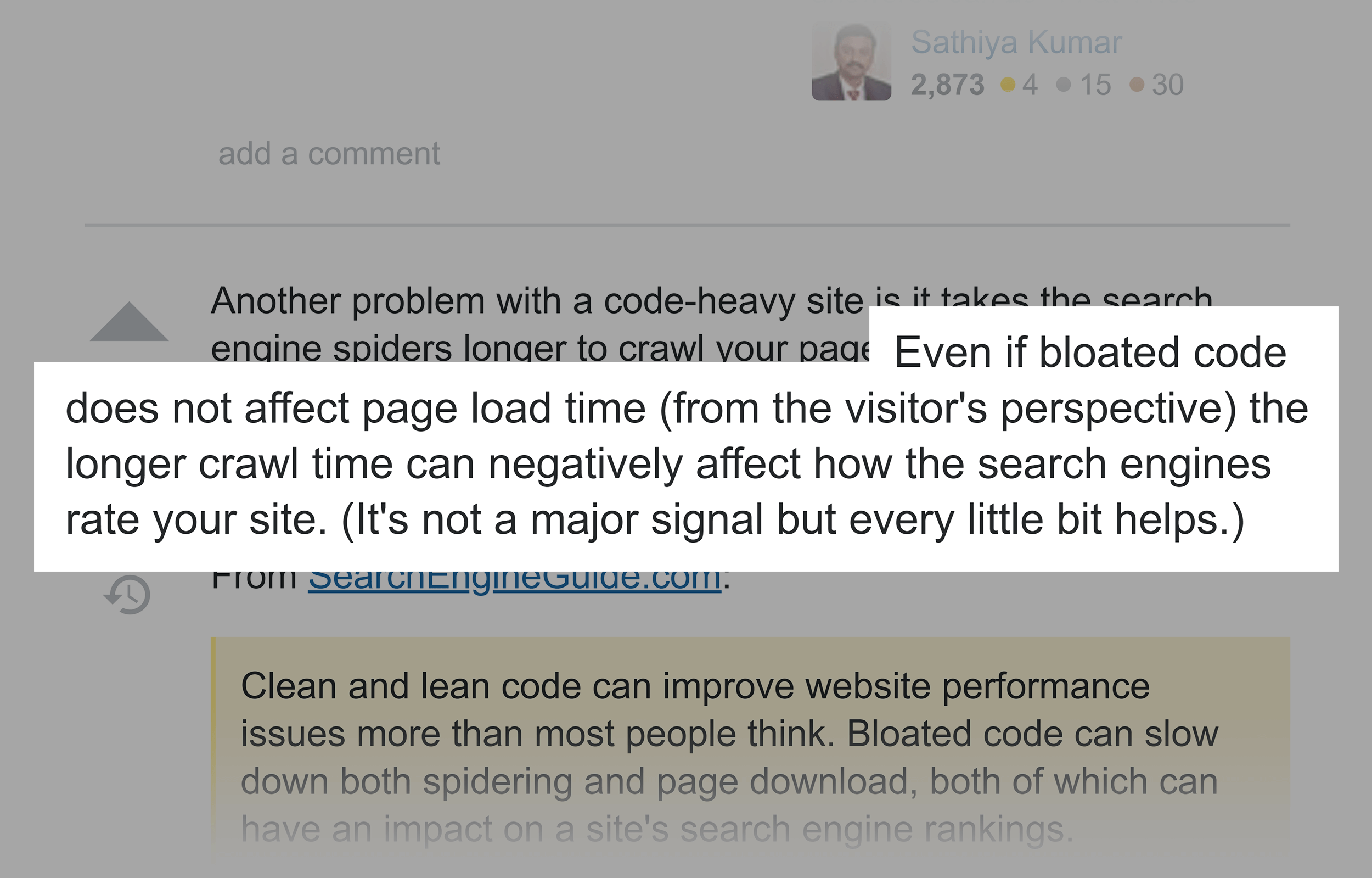 SEO community on bloated HTML We Analyzed 11.8 Million Google Search Results. Here’s What We Learned About SEO