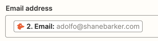 How to Automate Dull SEO Tasks | Map email address to the "Email Address" field