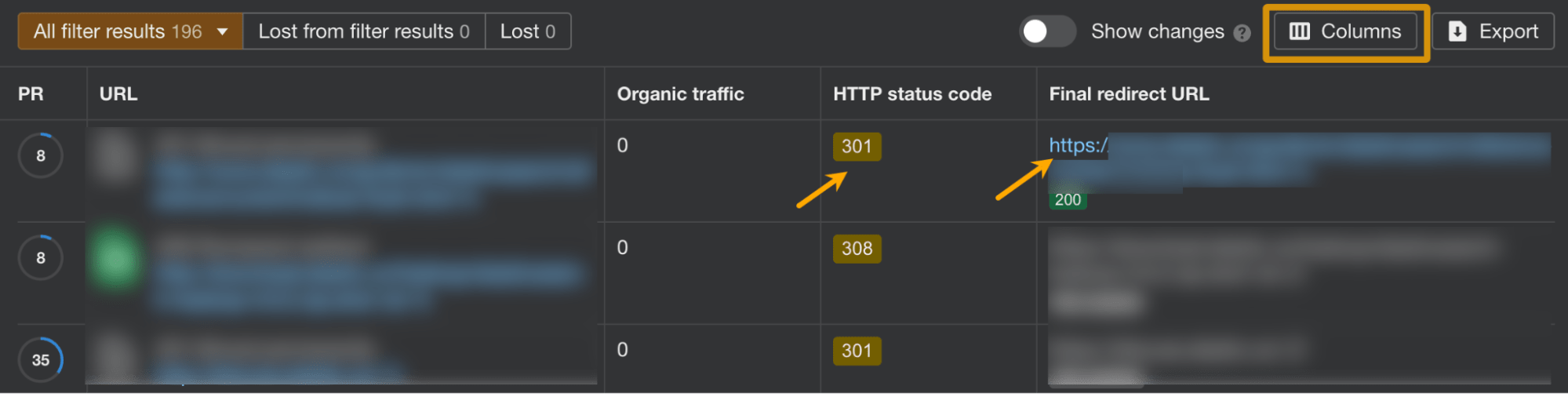 9 Common Technical SEO Issues That Actually Matter | Internal pages issues report with added column