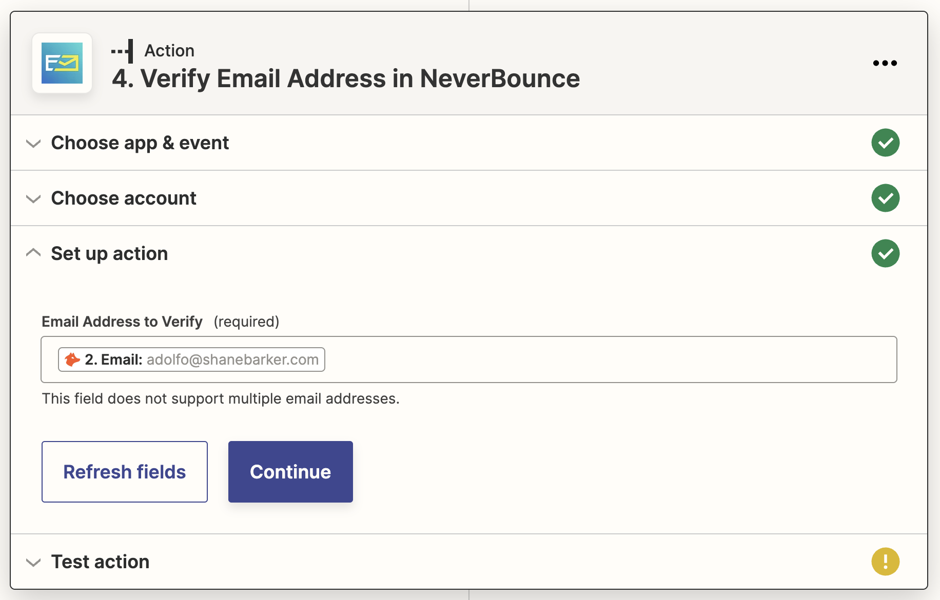 How to Automate Dull SEO Tasks | Action step: Verify Email Address in NeverBounce