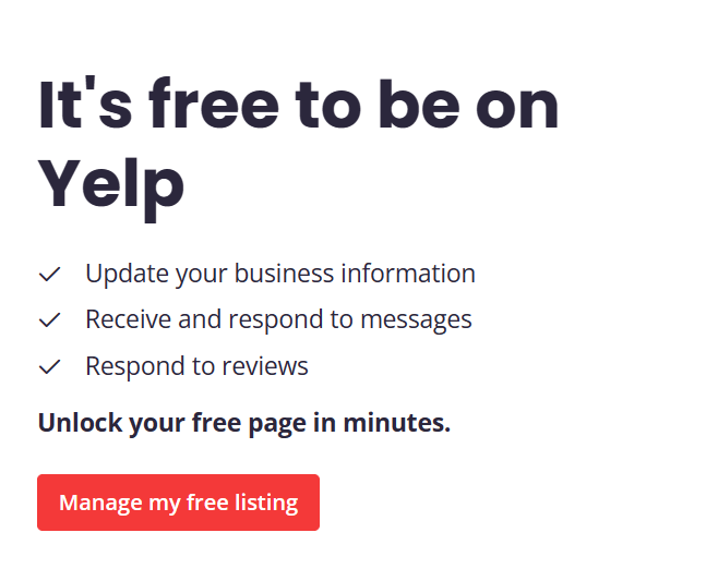 Get These 6 Types of Backlinks (+ 4 Types to Avoid) | Example of a business listing website