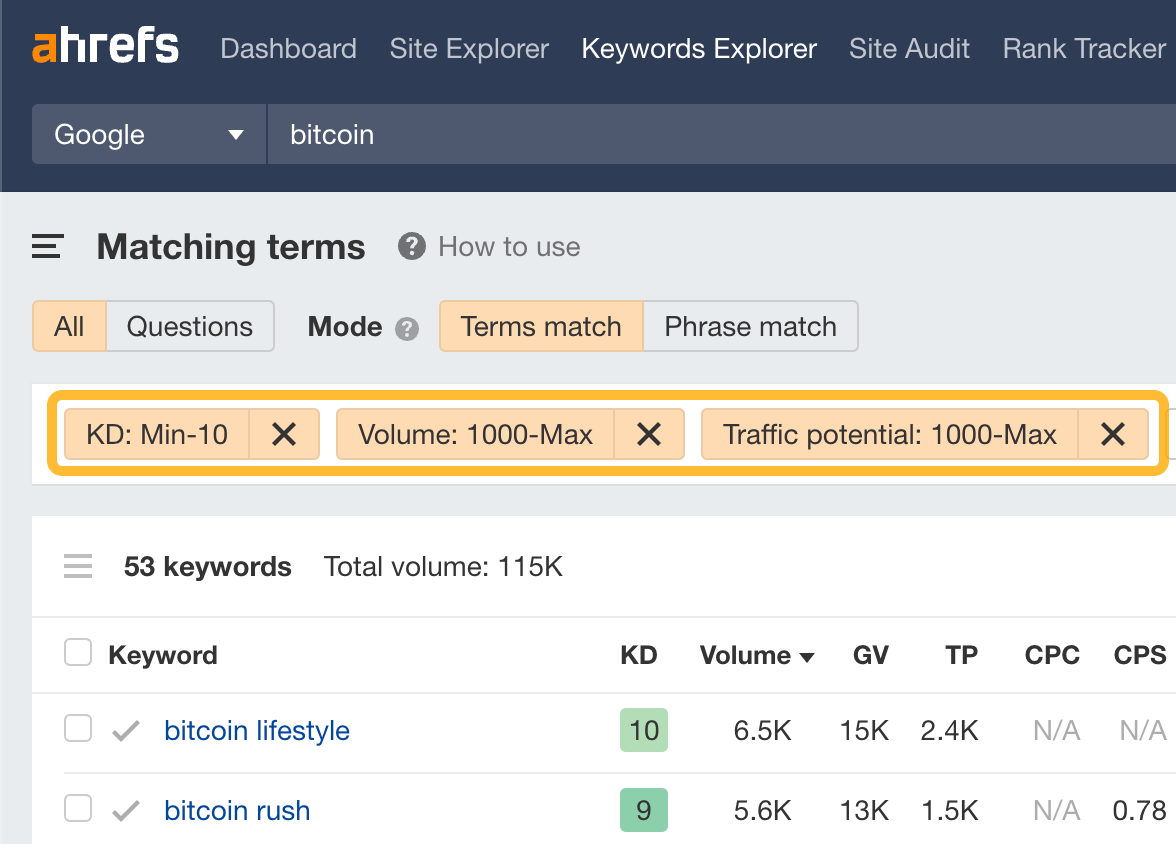 The 9 Best Keyword Research Tools | Filtering for low-difficulty keywords with high traffic potential