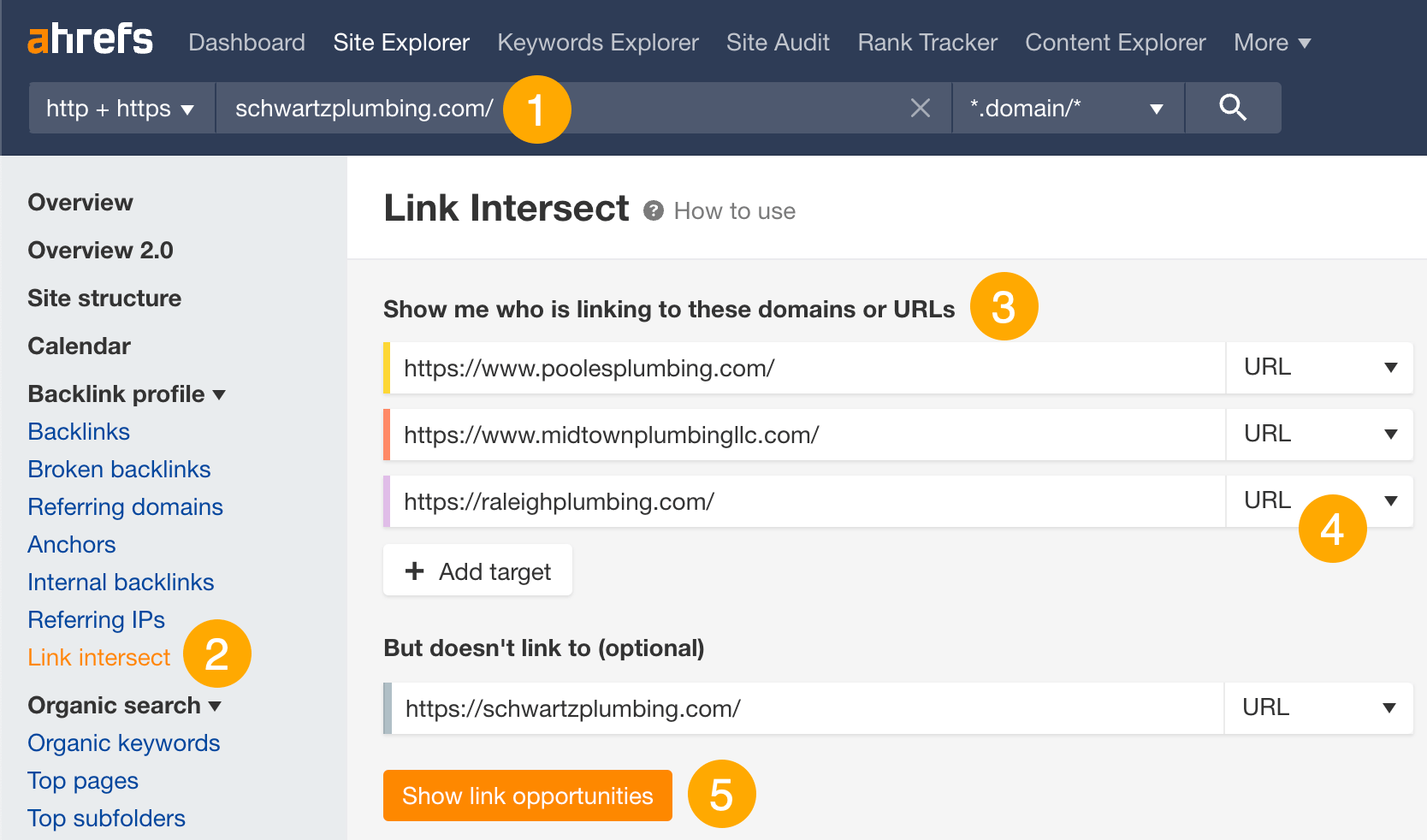 How to Find Your Competitors' Backlinks (And Get Them for Yourself) | How to use the Link Intersect report in Ahrefs' Site Explorer