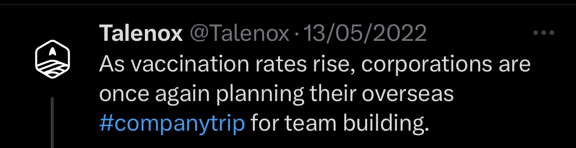 We Studied 100 SaaS Twitter Profiles to Uncover Top Trends: Here's What We Found | Mockup of how Talenox's profile photo could be improved