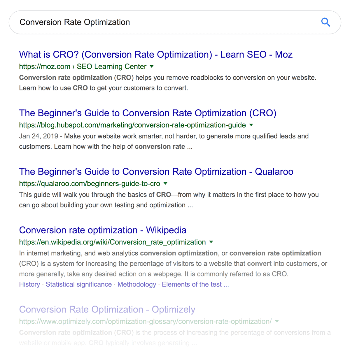 conversion-rate-optimization-search-results How to Rank Higher On Google In 2023