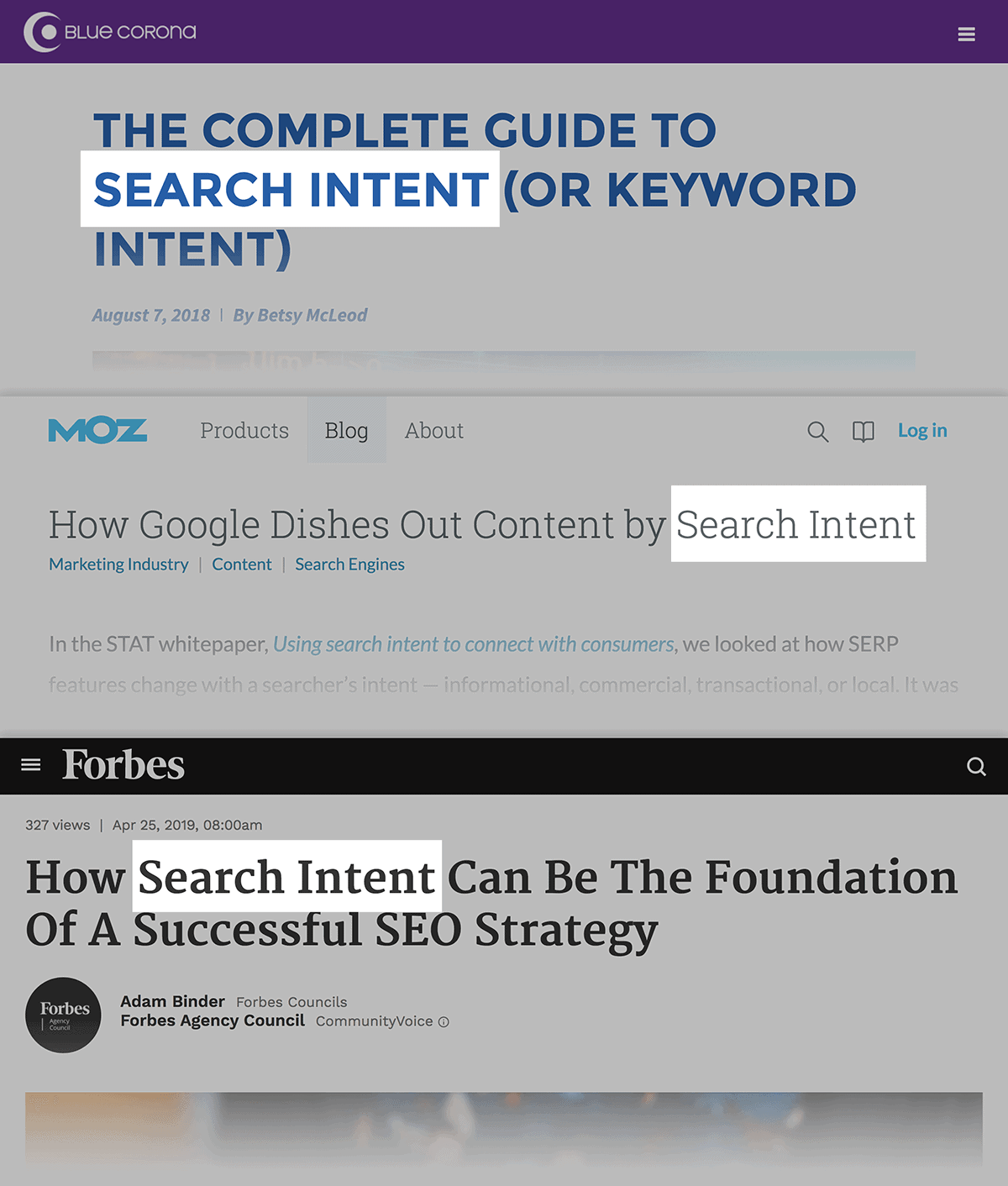 search-intent-collage How to Rank Higher On Google In 2023