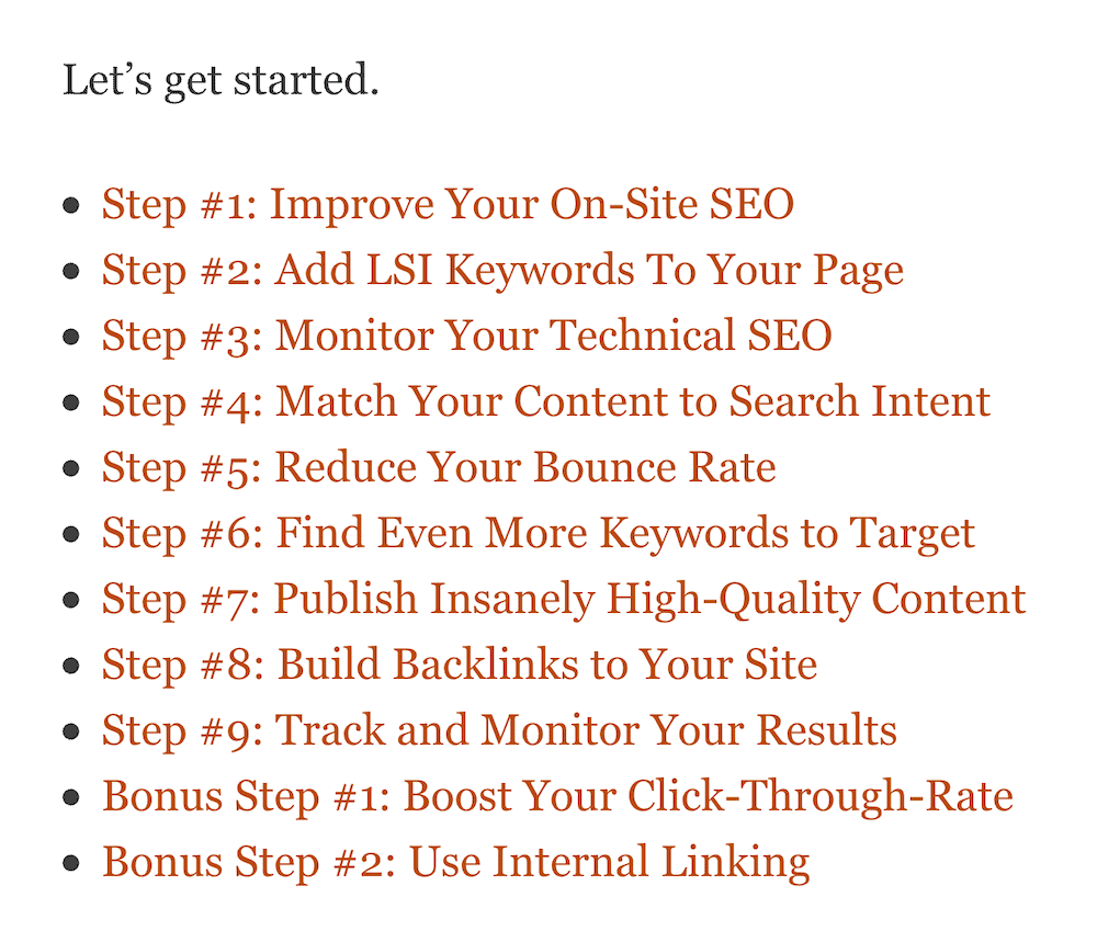 table-of-contents-e1562163669228 How to Rank Higher On Google In 2023