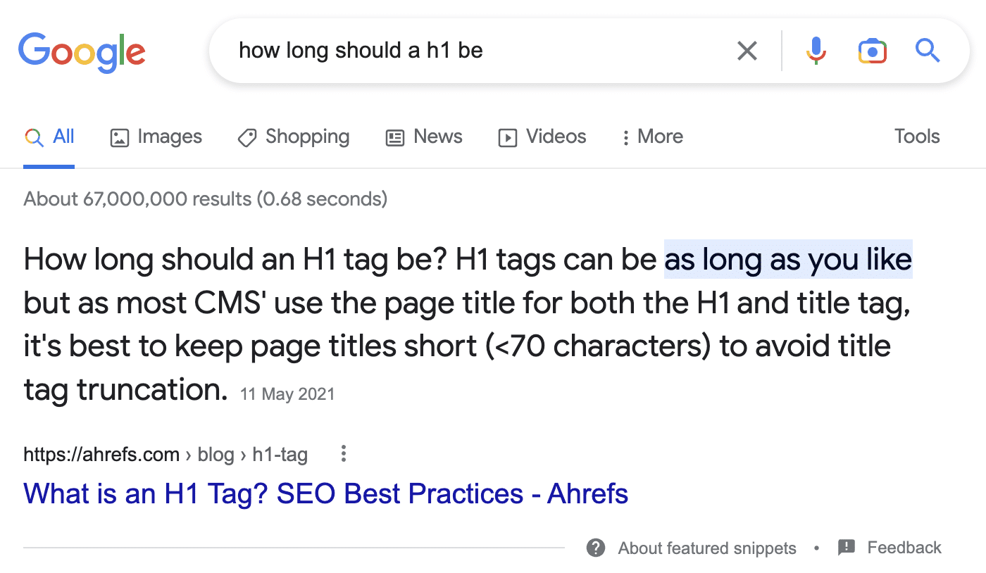 How to Improve SEO: 15 Tactics to Boost Your Rankings (That Don't Require New Content) | Ranking for a featured snippet with FAQ section