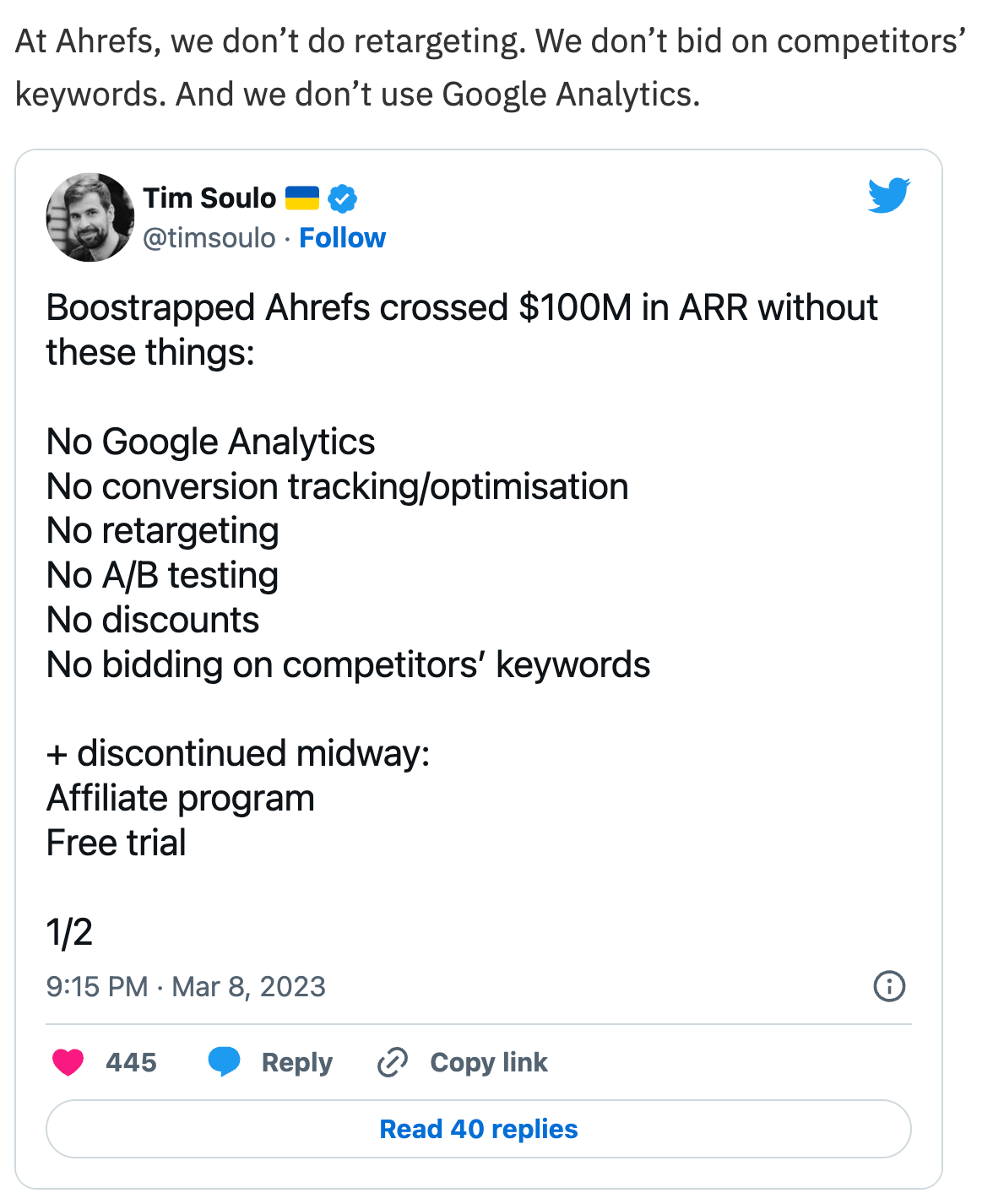 SEO Copywriting: What It Is & How to Do It | Add social media embeds to break up the text