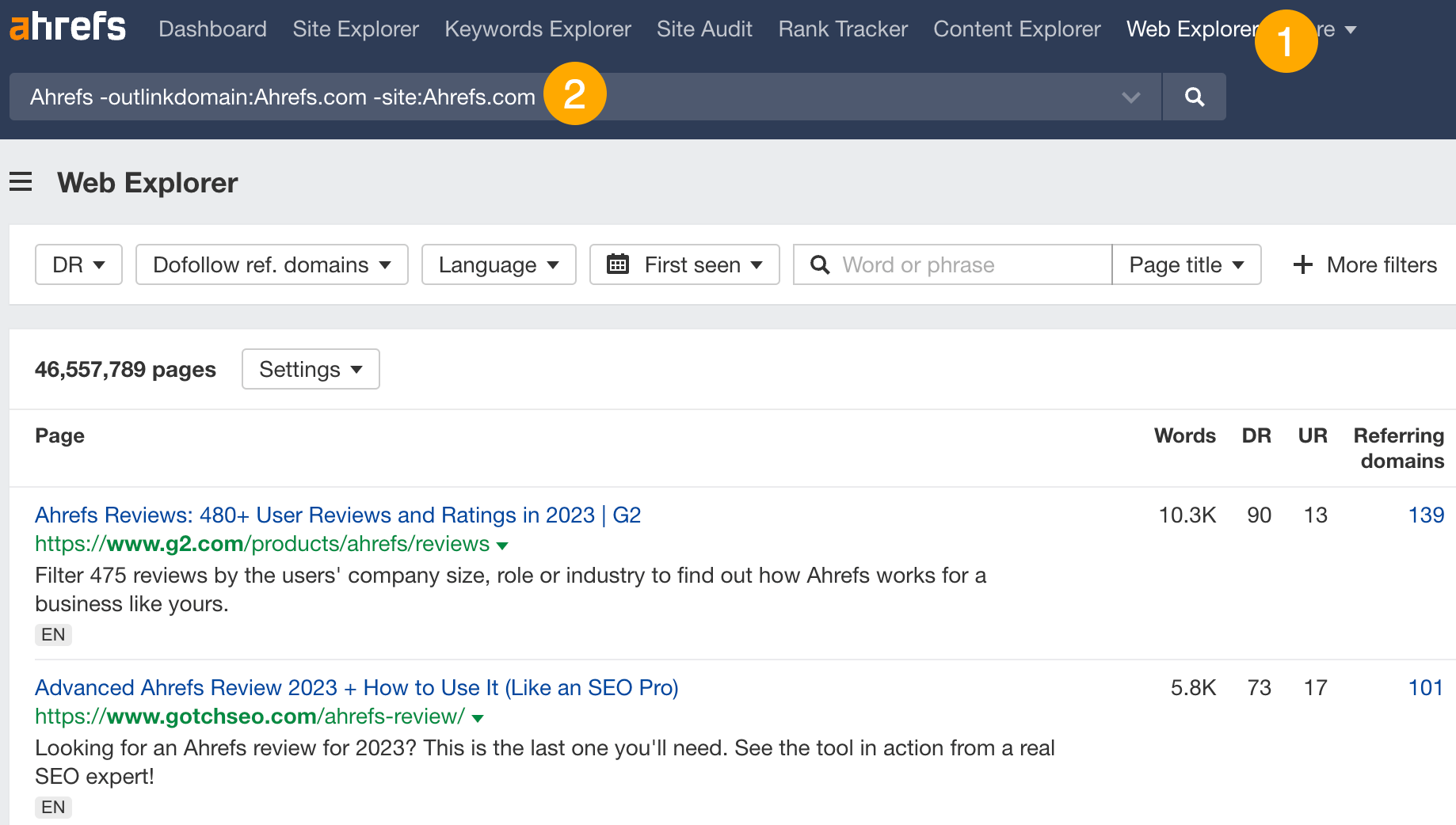 How to Improve SEO: 15 Tactics to Boost Your Rankings (That Don't Require New Content) | How to find unlinked mentions with Ahrefs' Web Explorer