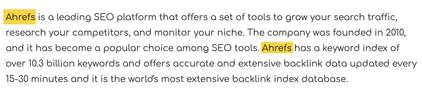 How to Improve SEO: 15 Tactics to Boost Your Rankings (That Don't Require New Content) | Example of an unlinked mention