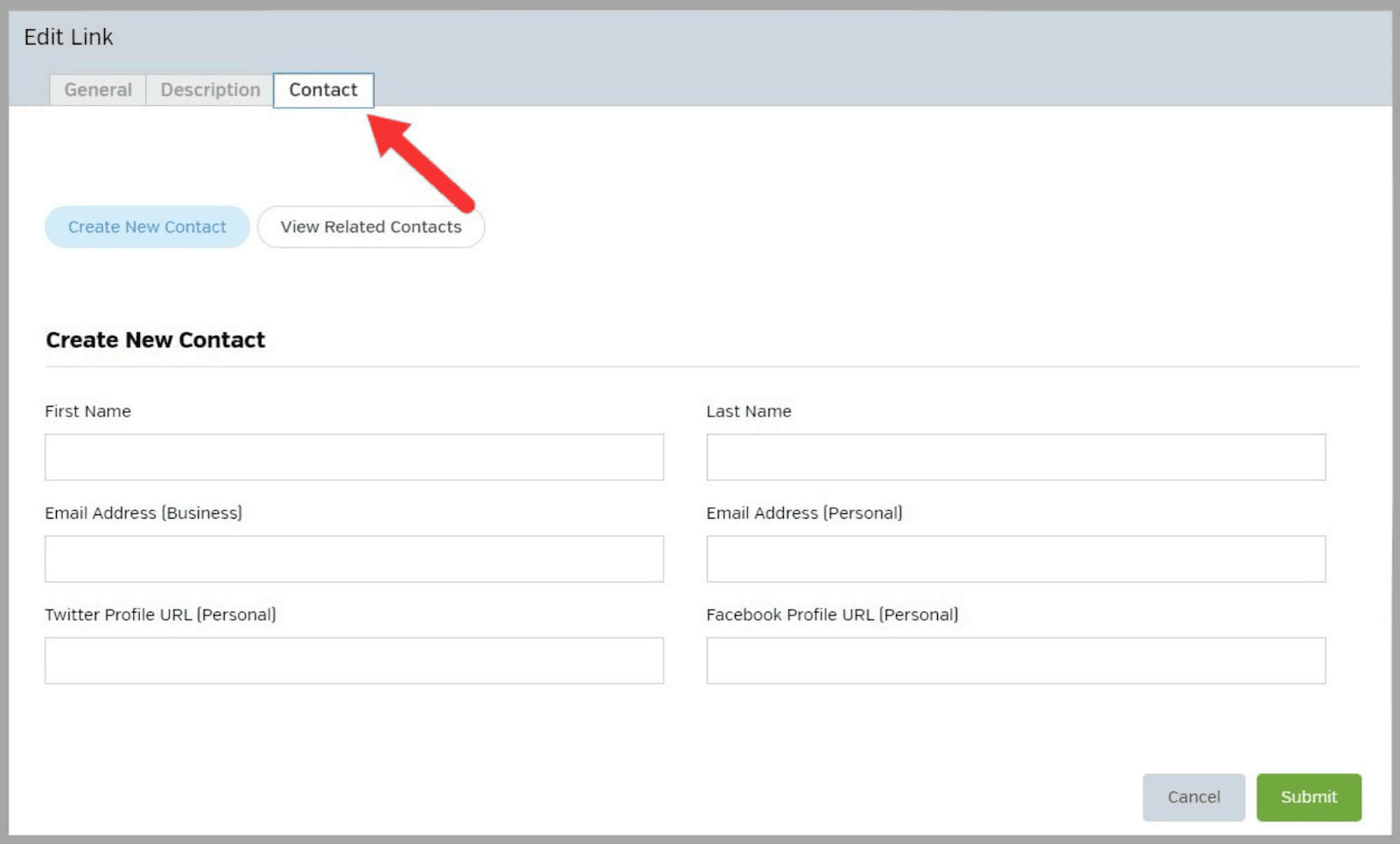 Raven tools 40 Add contact details and notes