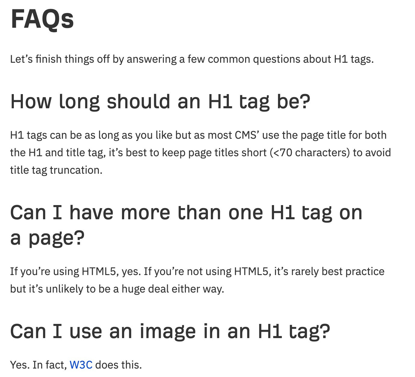 21 Proven Ways to Drive Traffic to Your Website | An example of an FAQ section on an Ahrefs blog post