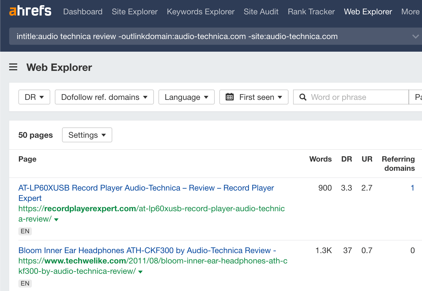 Master E-commerce SEO in 2023: Beginner's Guide | Finding unlinked reviews using Ahrefs' Web Explorer