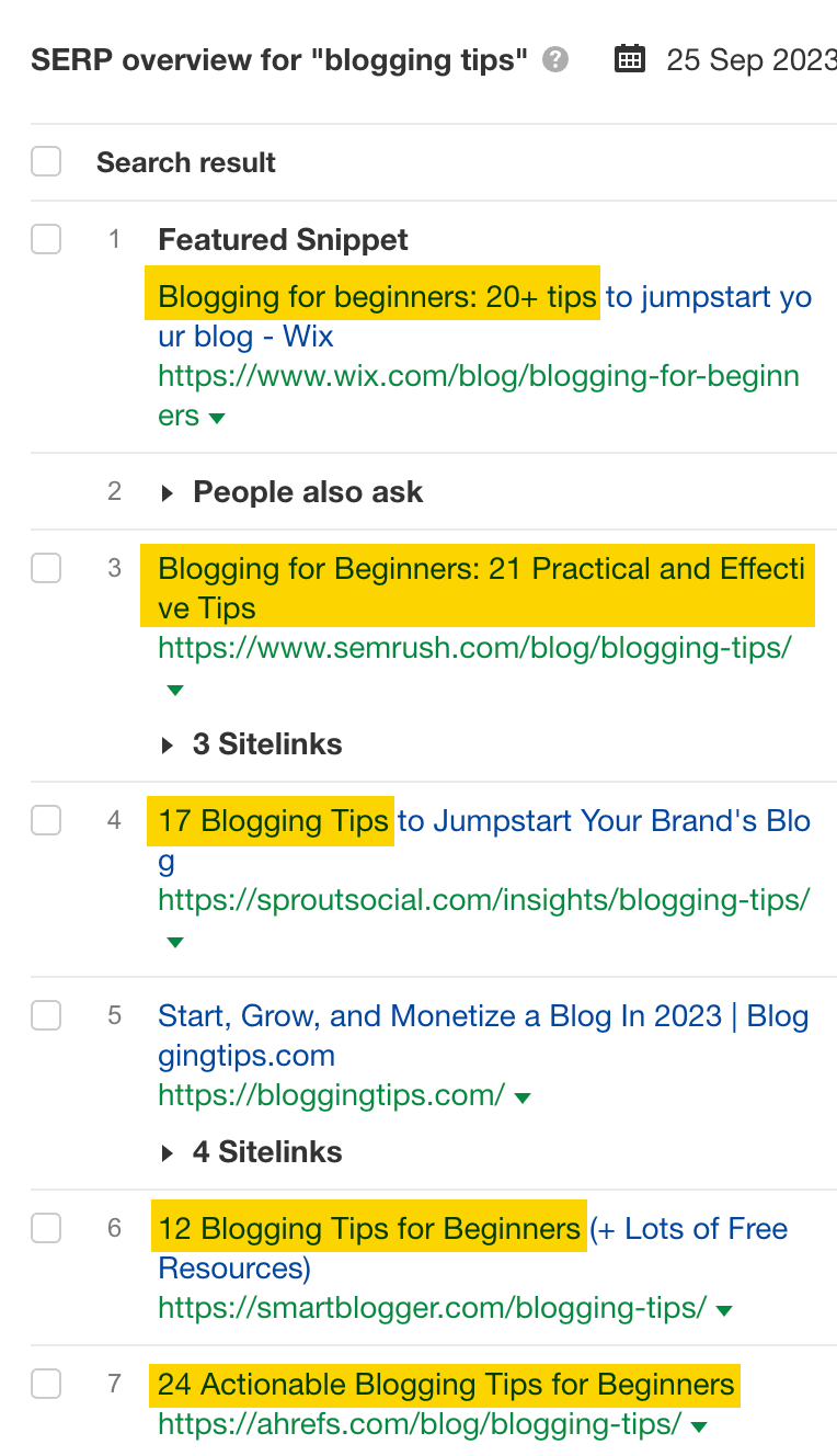 How to Launch an SEO Campaign in 3 Steps | The SERP Overview for the keyword blogging tips