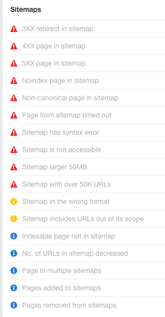 Headless SEO Explained + 6 Best Practices | 17 sitemap-related issues to account for when working in a headless CMS, from Ahrefs' Site Audit tool