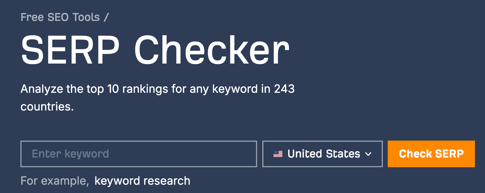 36 Free SEO Tools for DIY SEOs | Ahrefs' SERP Checker