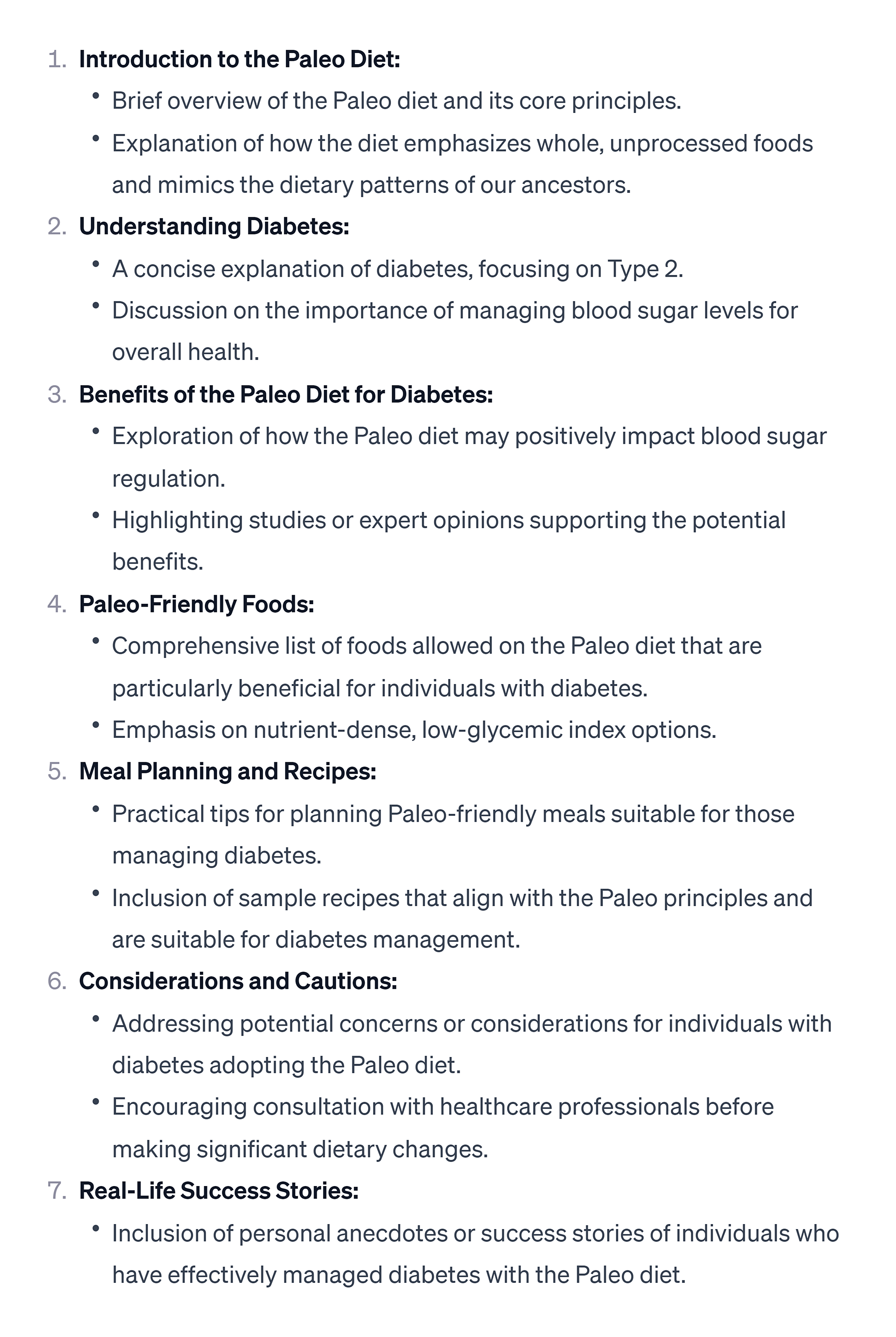 ChatGPT – Generated Article Outline ChatGPT – Generated Article Outline