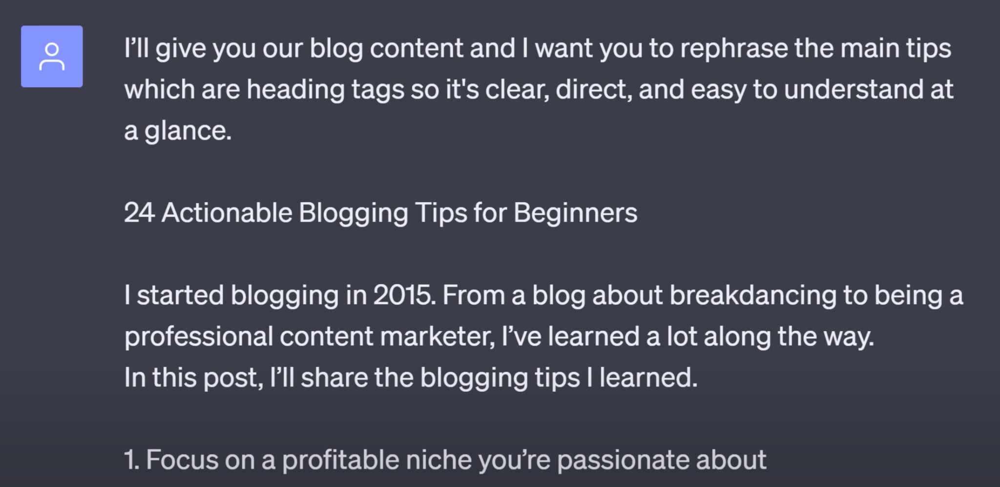 ChatGPT for SEO? You're Using It Wrong. | ChatGPT's polished subheadings