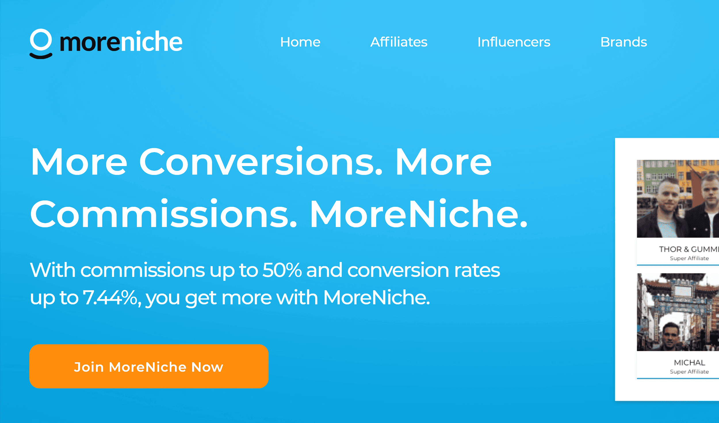 MoreNiche Affiliate Program