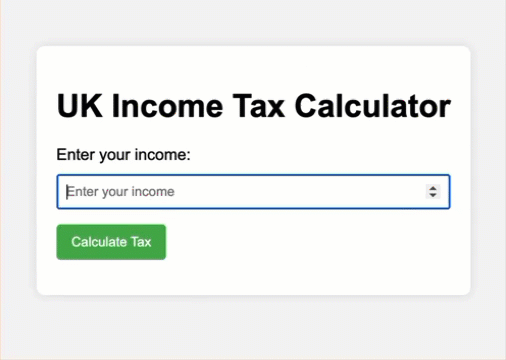 ChatGPT for SEO? You're Using It Wrong. | The tax calculator I got ChatGPT to create after a few iterations