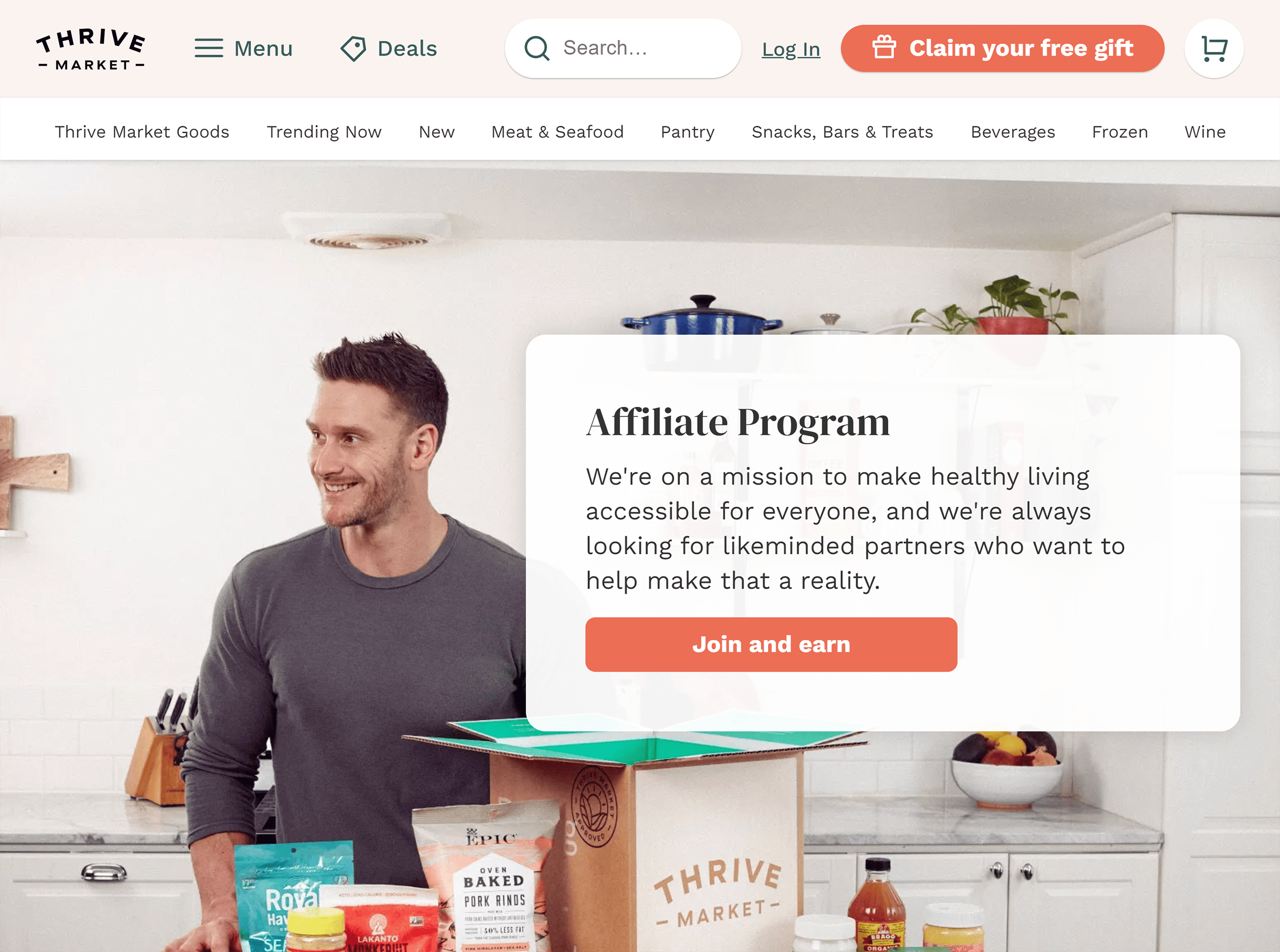 Thrive Market Affiliate Program