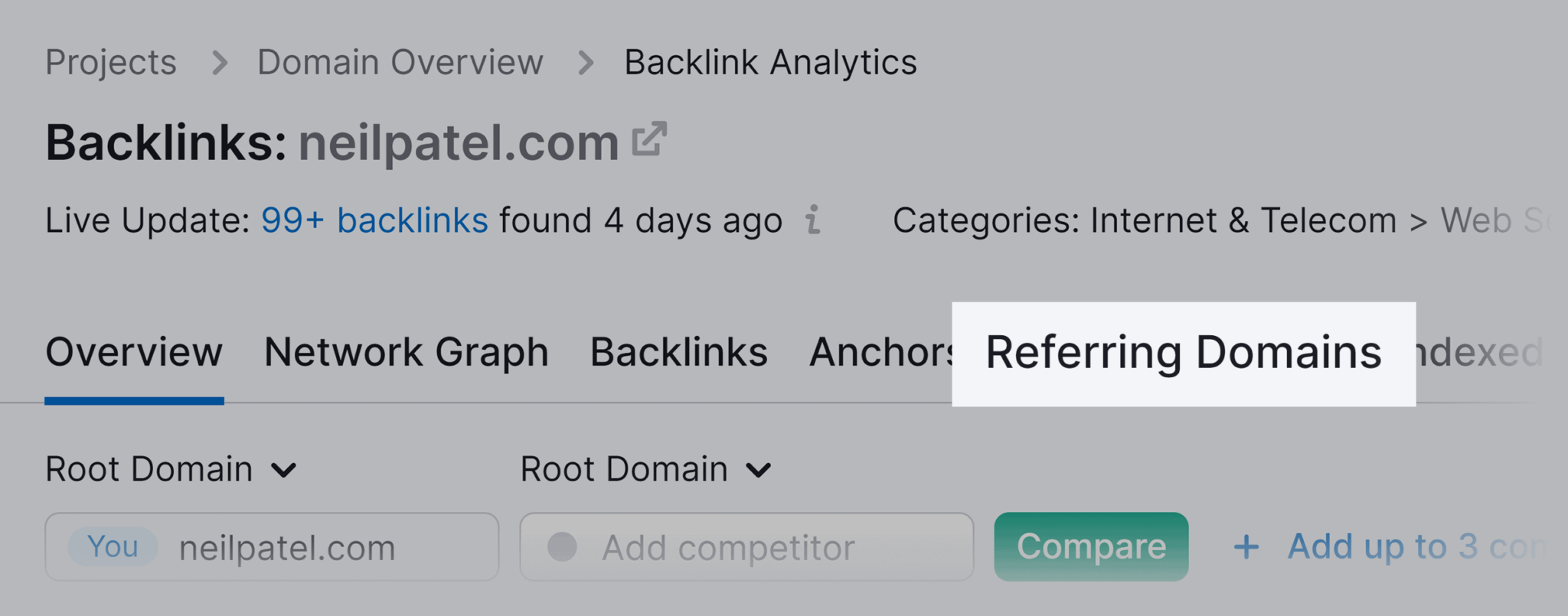 backlink-analytics-referring-domains Competitor Analysis: Core Principles and How to Conduct One