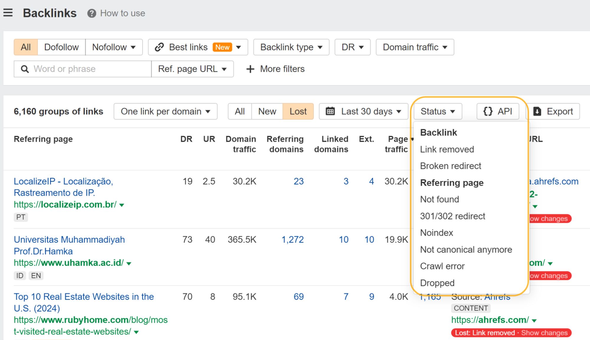 How to Visualize Ahrefs Data with ChatGPT | Backlinks filters for the reason they're lost