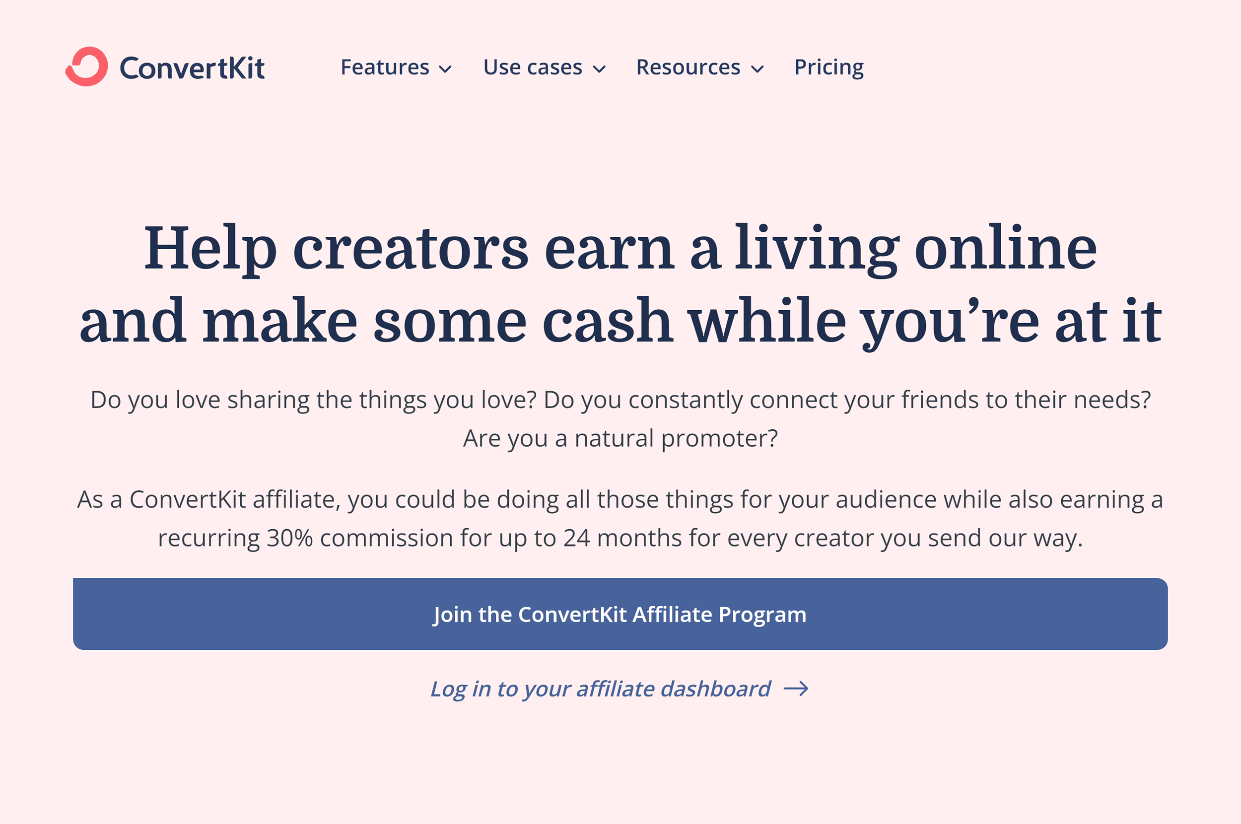 ConvertKit Affiliate Program