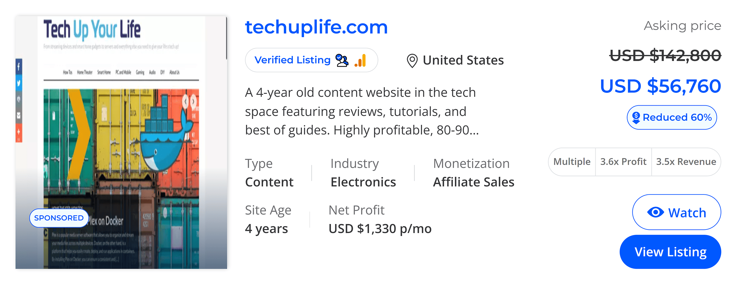 Flippa – Result Flippa – Result