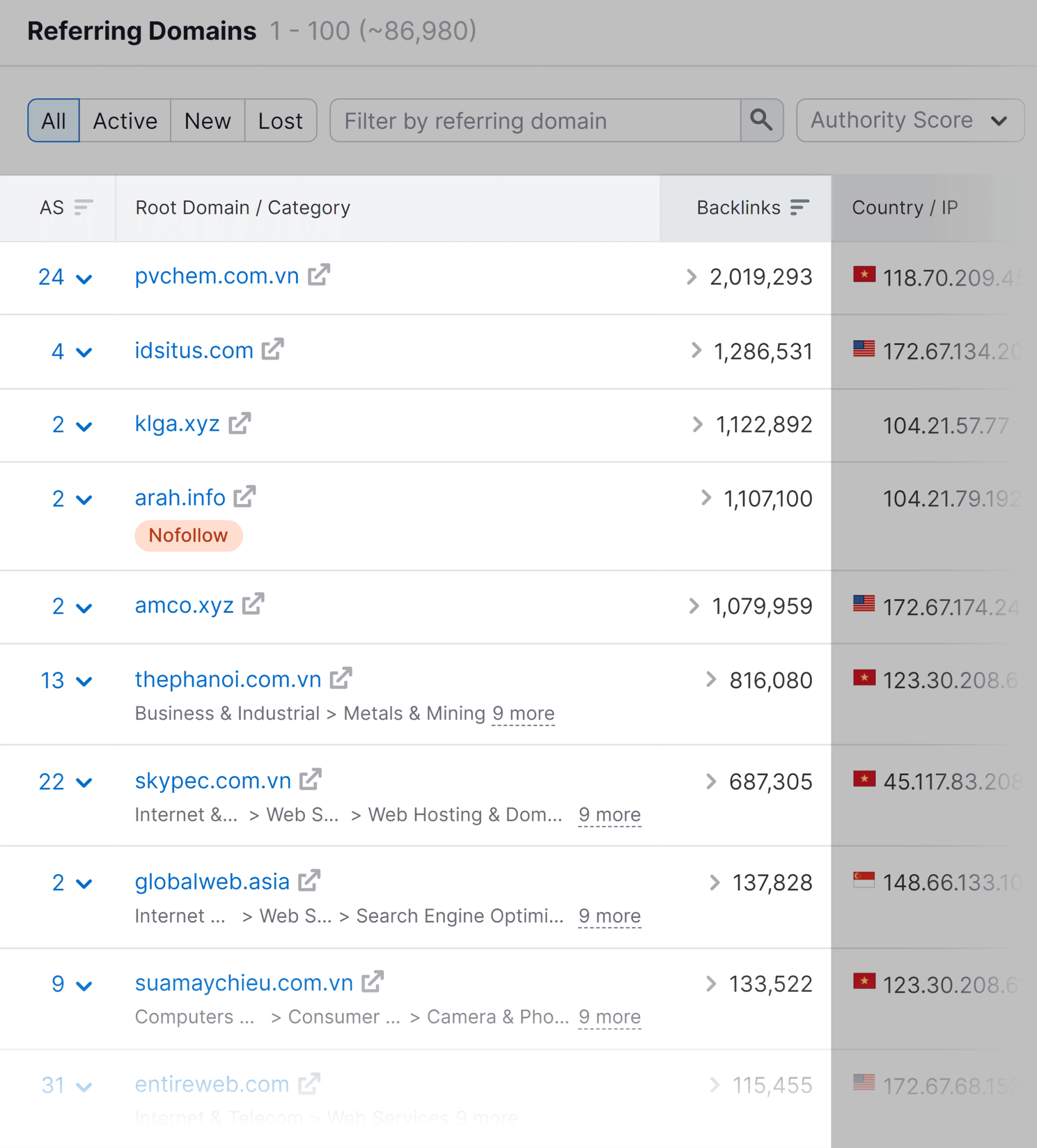 wordstream-referring-domains-report Competitor Analysis: Core Principles and How to Conduct One