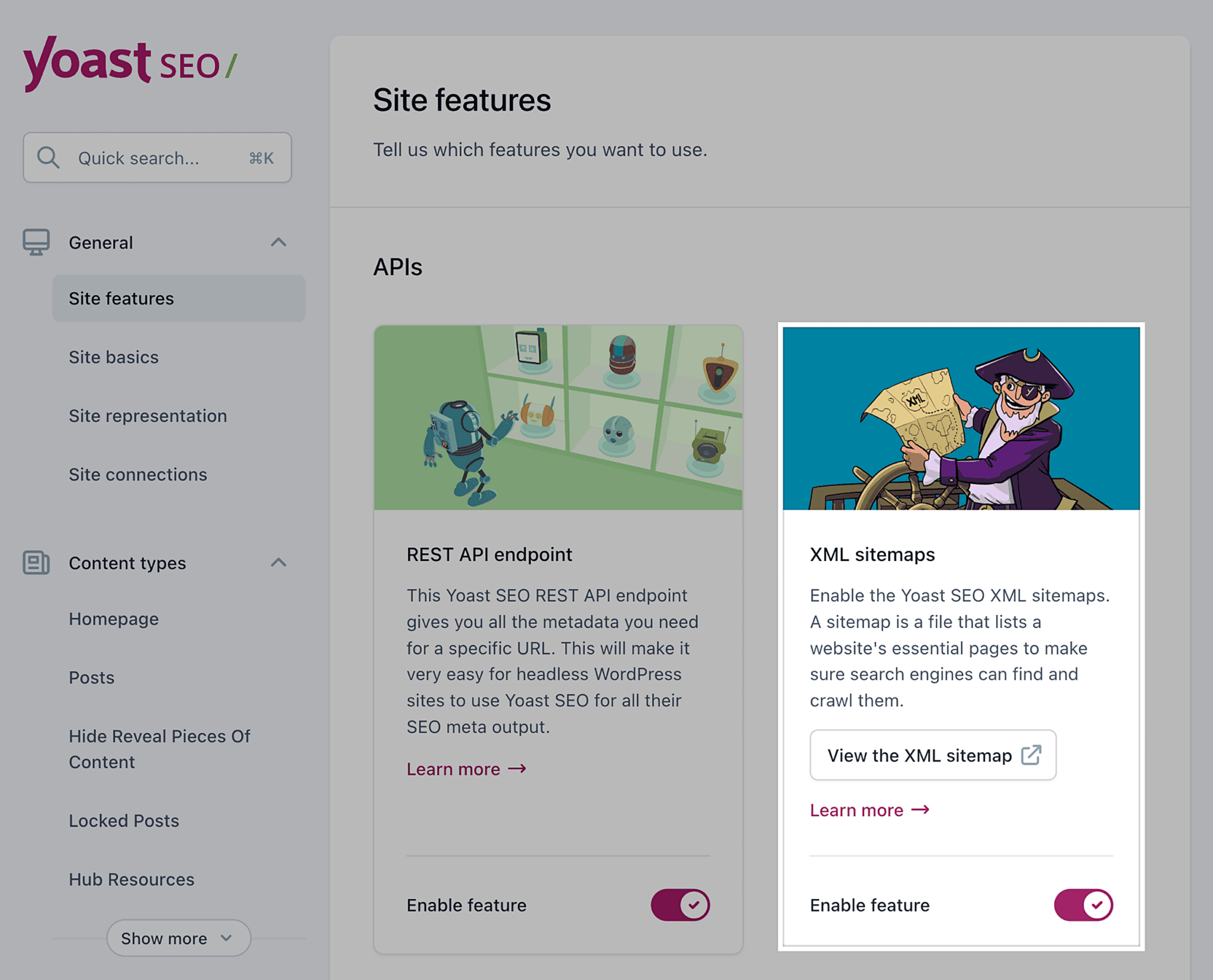 yoast-sitemap-settings Top 8 Sitemap Generator Tools