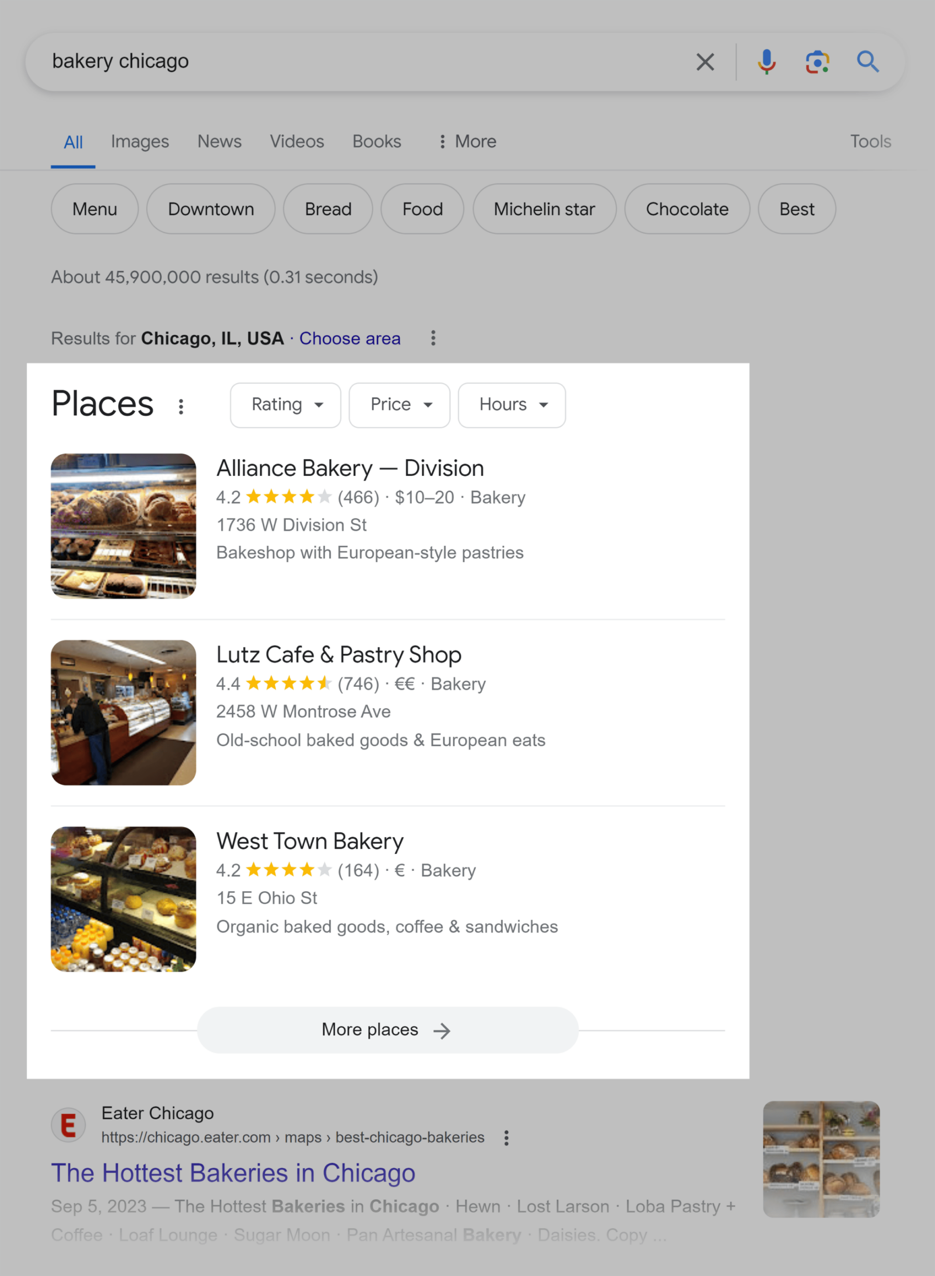 google-serp-bakery-chicago Schema Markup Guide: Help Search Engines Help You
