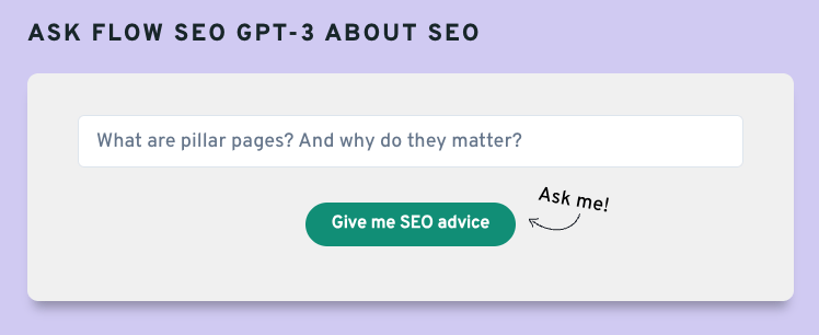 Steal Our SEO API Stack For Easy SEO Automation | How Flow SEO uses GPT-3 to create a chatbot trained on it's blog content.
