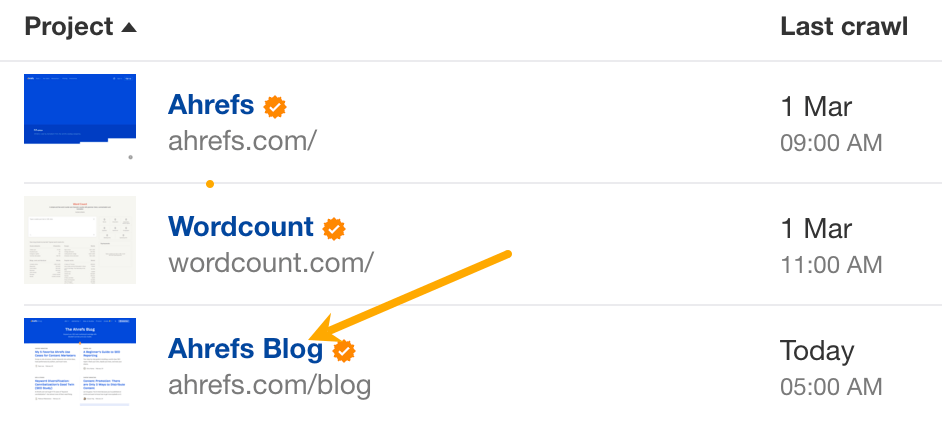 How to Avoid Ruining SEO During a Website Redesign | How to access crawl history in Site Audit (1).