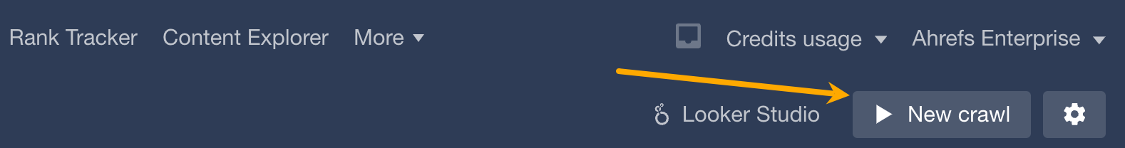 How to Avoid Ruining SEO During a Website Redesign | Starting a new crawl in Site Audit.