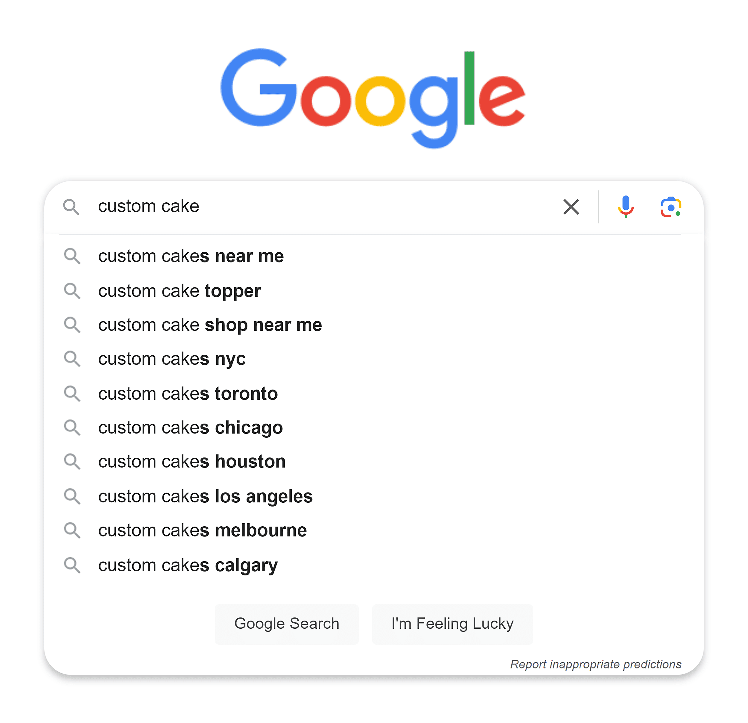 Google autocomplete Google autocomplete