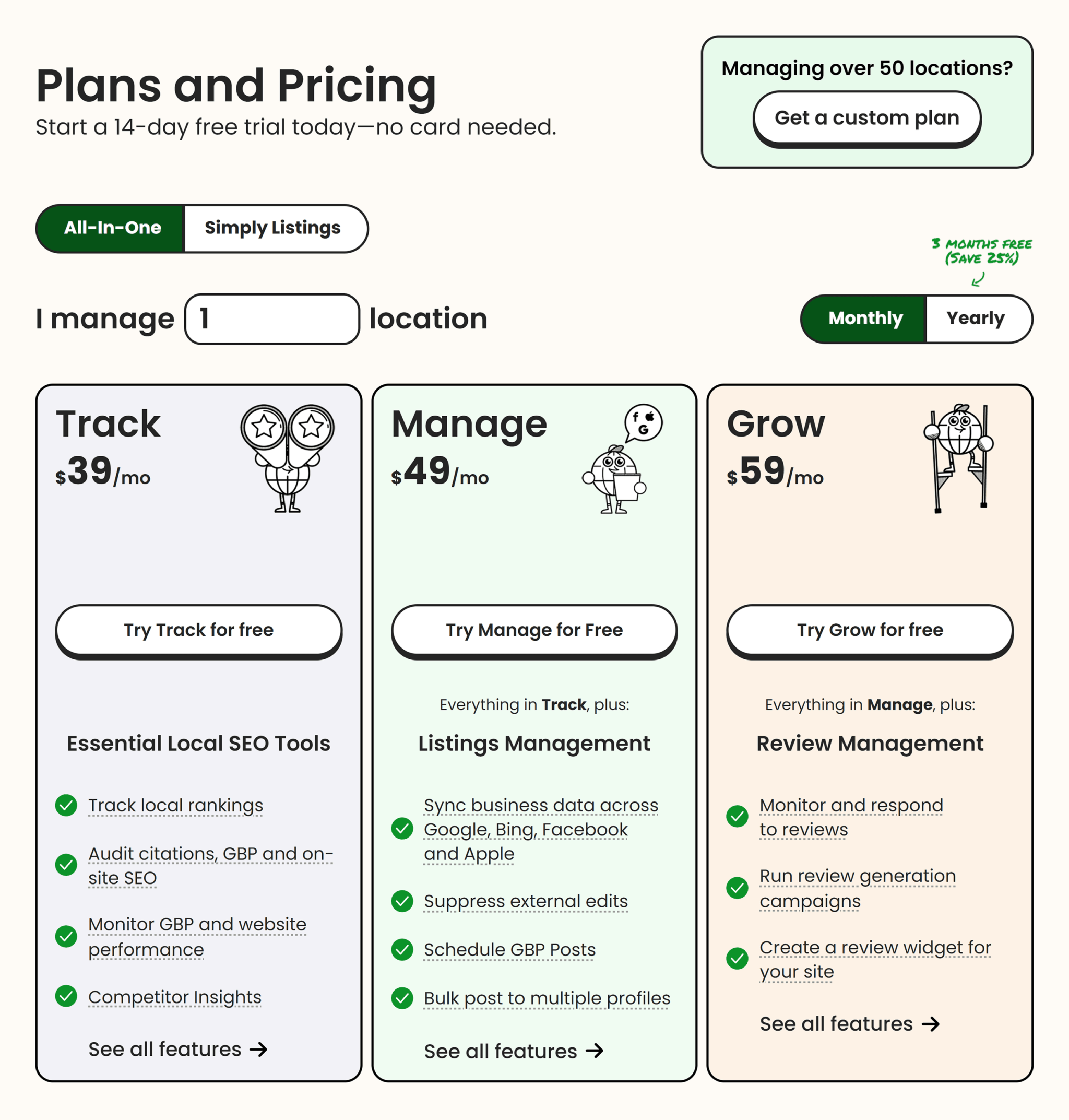 brightlocal-pricing Top 5 Local Rank Tracker Tools (Tested & Reviewed)