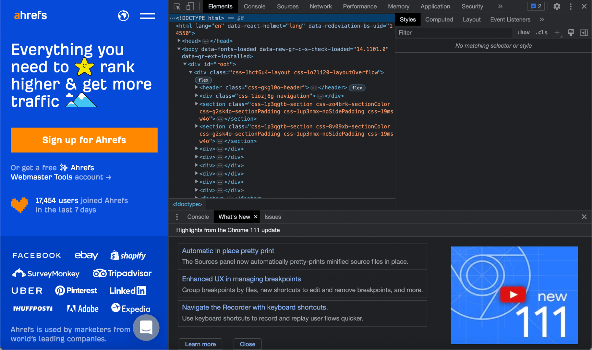 data-on-ahrefs-via-chrome-devtools-on-ahrefs-com SEO Agency Software (My Tried and Tested Tools)