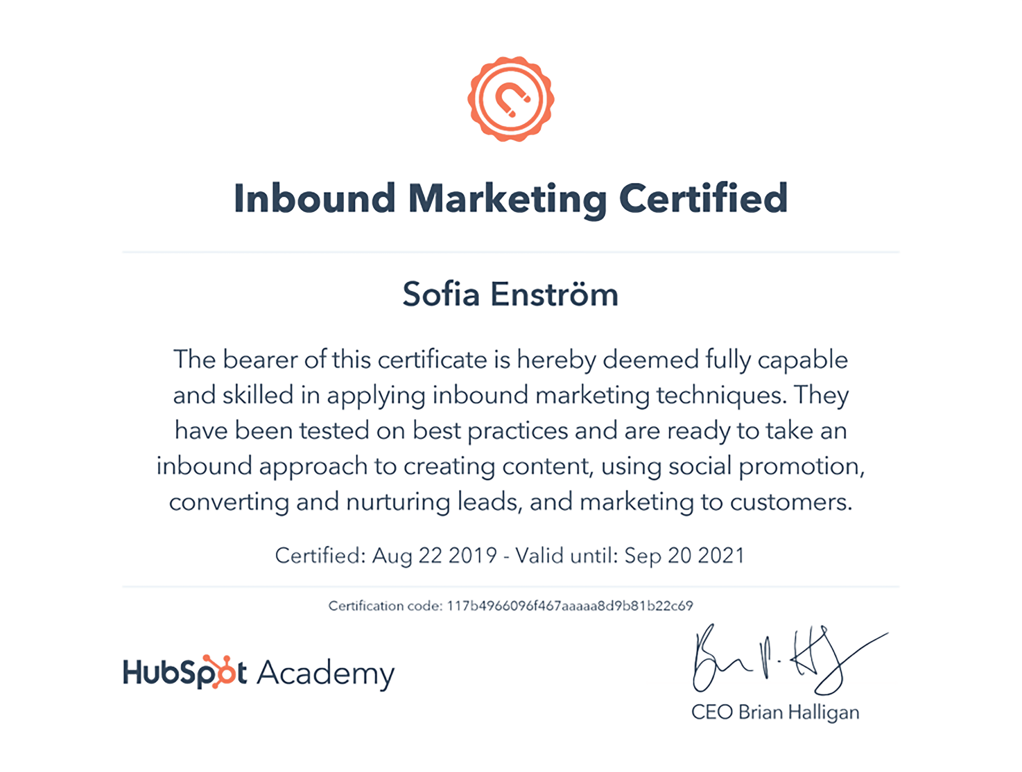 hubspot-certificate 7 Best Free Online Marketing Classes in 2024