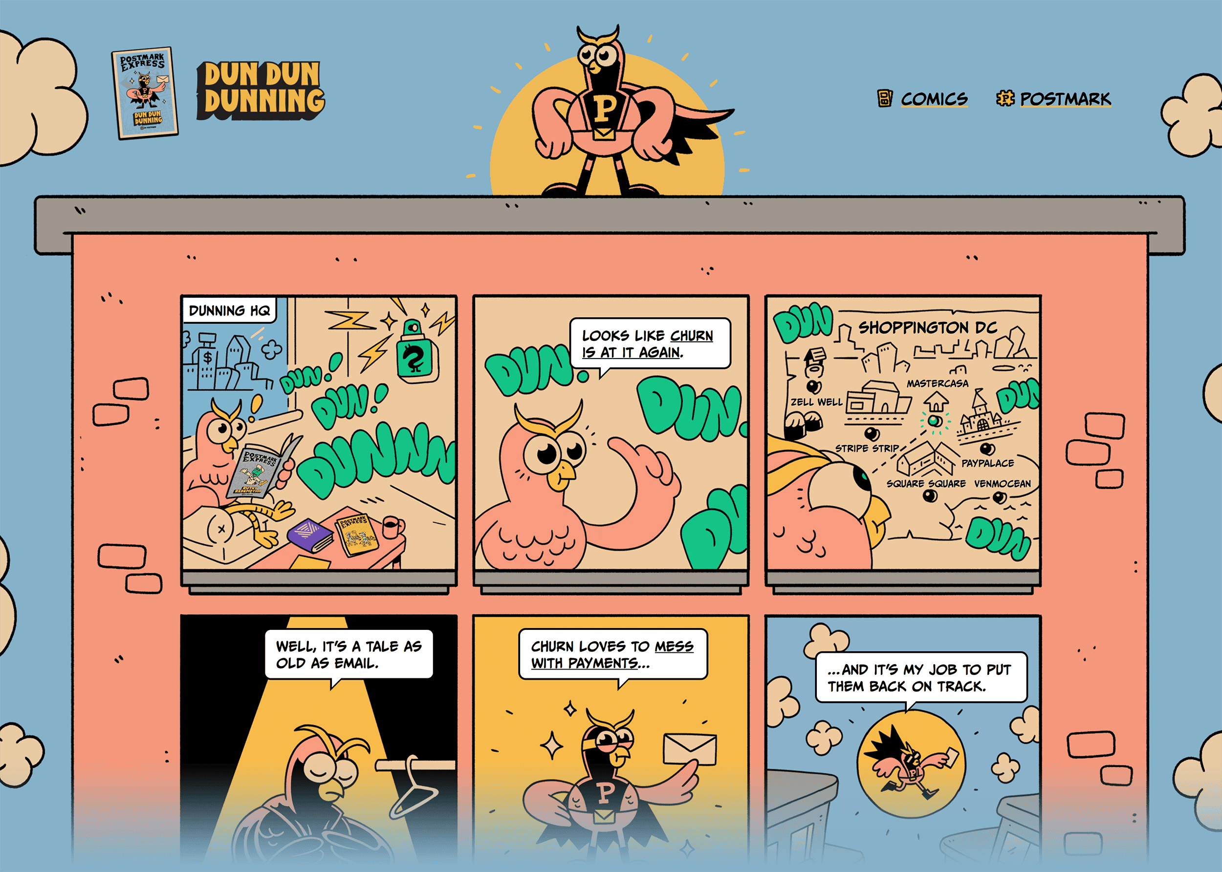 Postmark – Dun Dun Dunning Postmark – Dun Dun Dunning