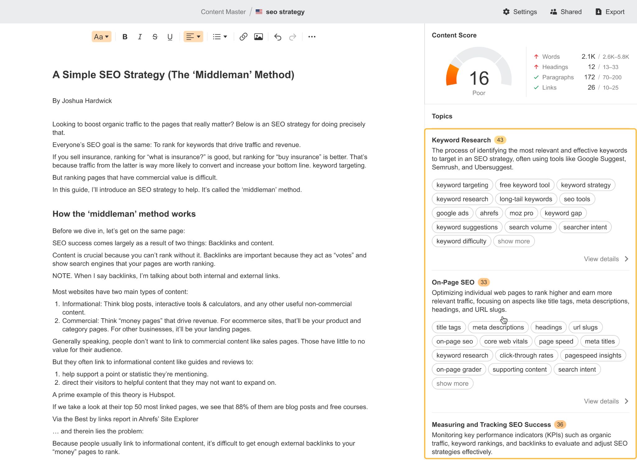 Do Higher Content Scores Mean Higher Google Rankings? Our Data Says It's Unlikely. | Preview of our upcoming Content Master tool