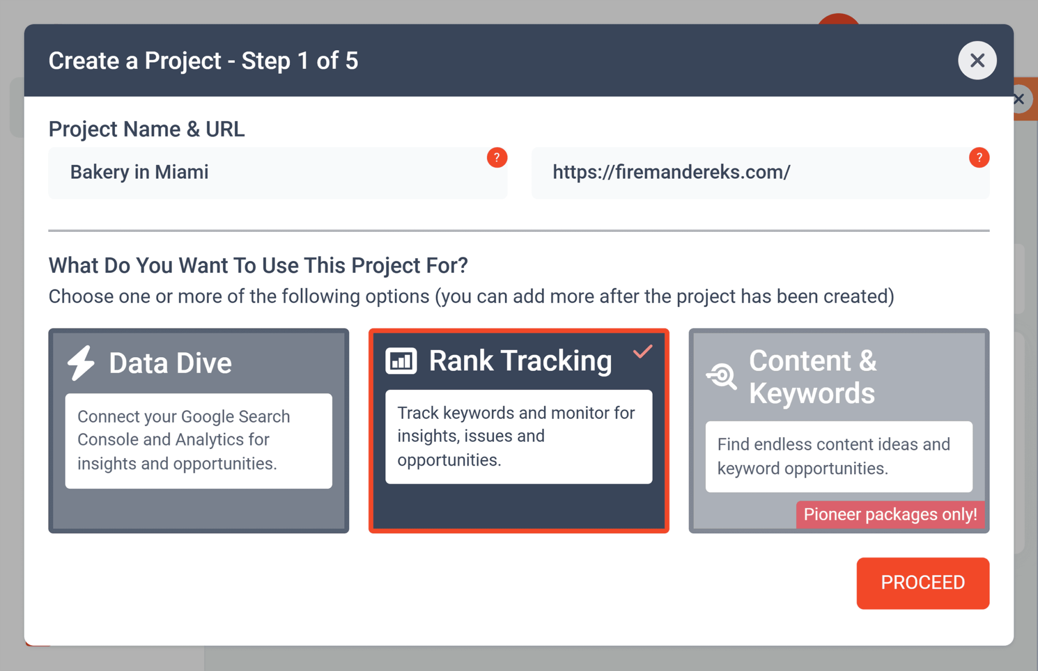 rankcaddy-create-project Top 5 Local Rank Tracker Tools (Tested & Reviewed)
