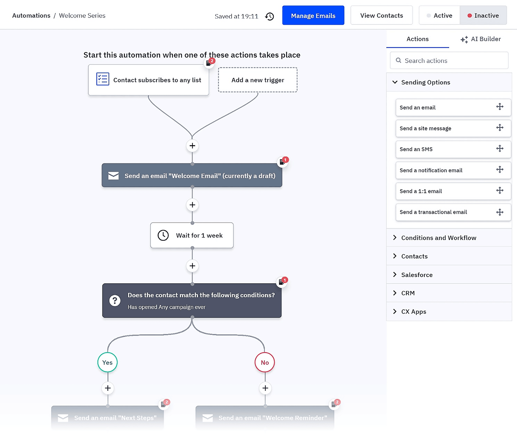 activecampaign-automation-builder 29 Top Digital Marketing Tools for Every Budget