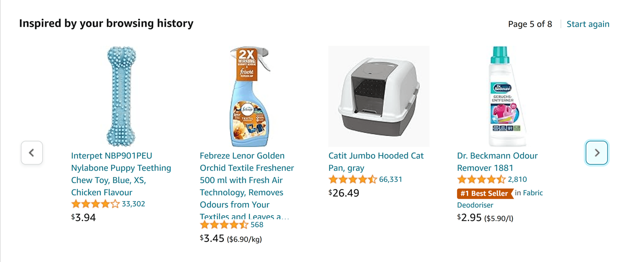 amazon-inspired-by-browsing-history Ecommerce Marketing: 11 Strategies to Drive Traffic and Sales