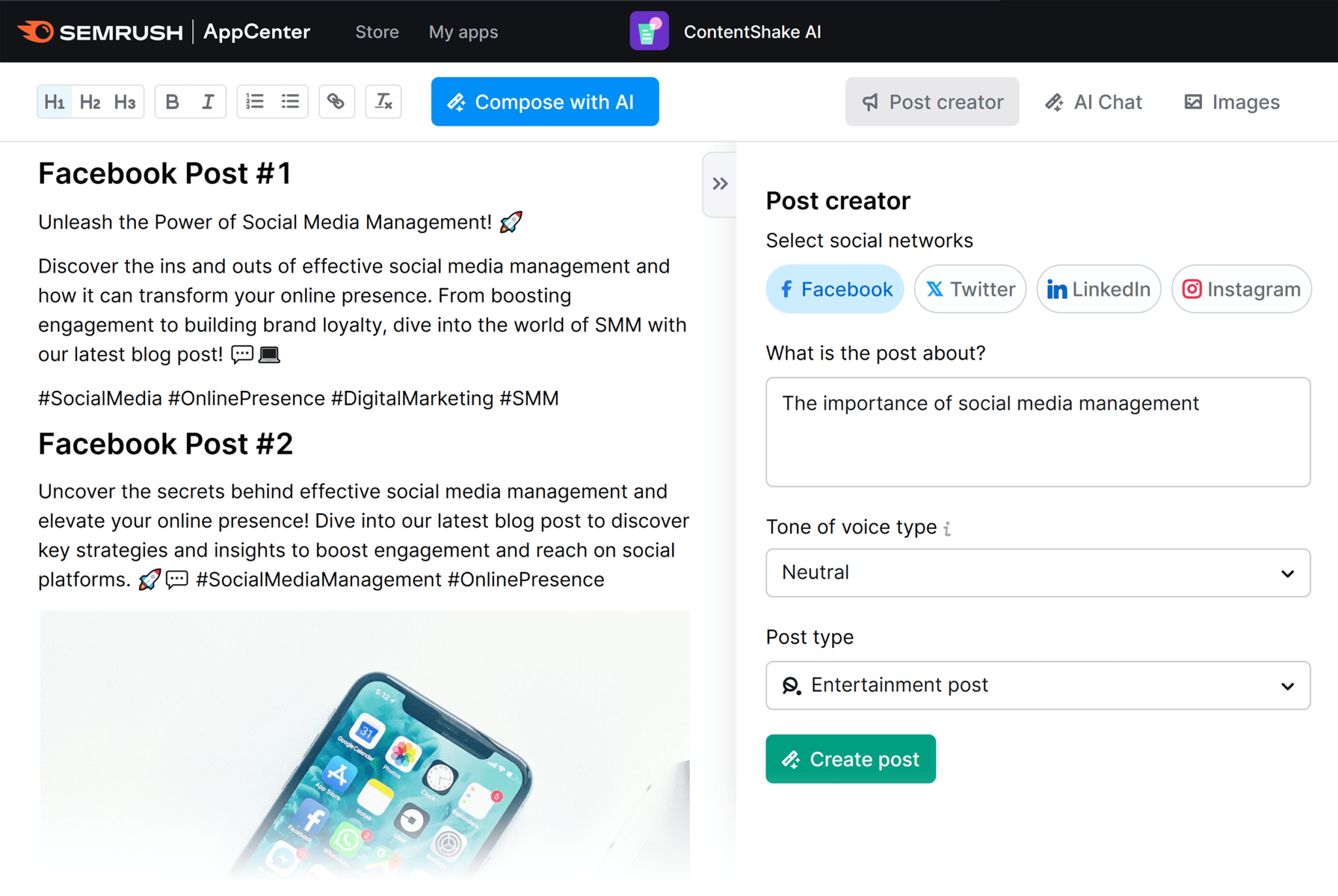 contentshake-facebook-post-1 29 Top Digital Marketing Tools for Every Budget
