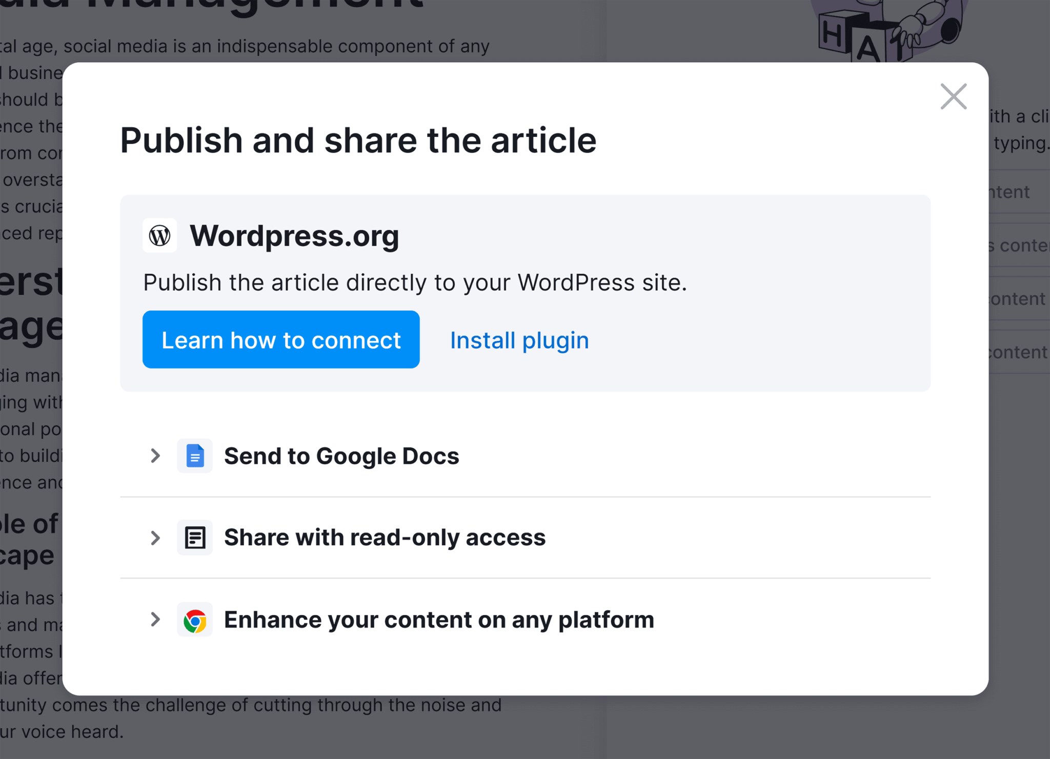 contentshake-publish-article-1 29 Top Digital Marketing Tools for Every Budget
